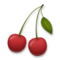 Cherries emoji on LG